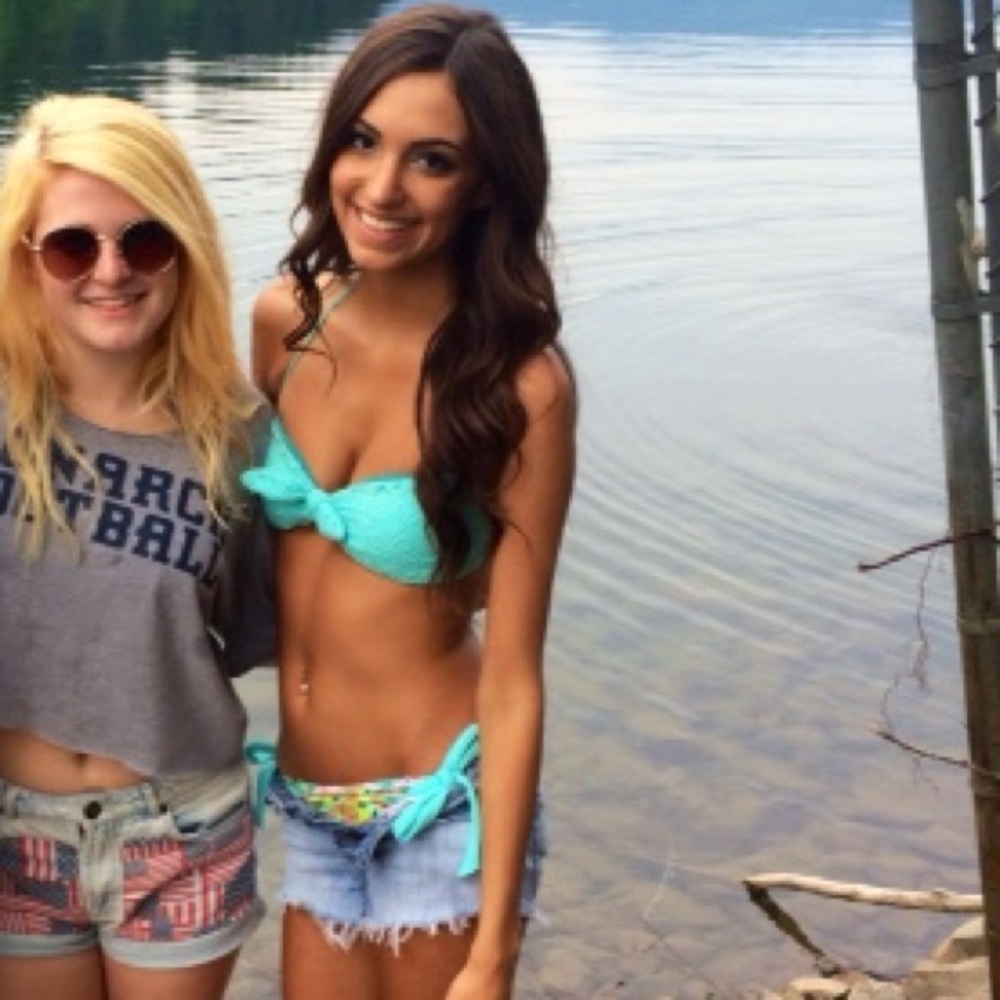 Blue Bikini Top